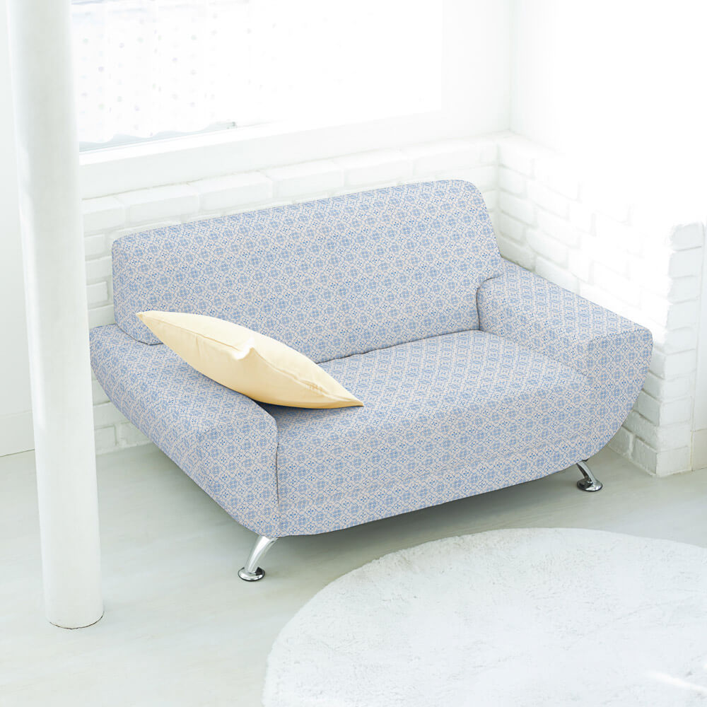 Loneta Antimanchas Geo Azul - Ribes y Casals