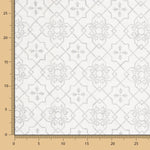 Loneta Antimanchas Geo Gris Claro - Ribes y Casals