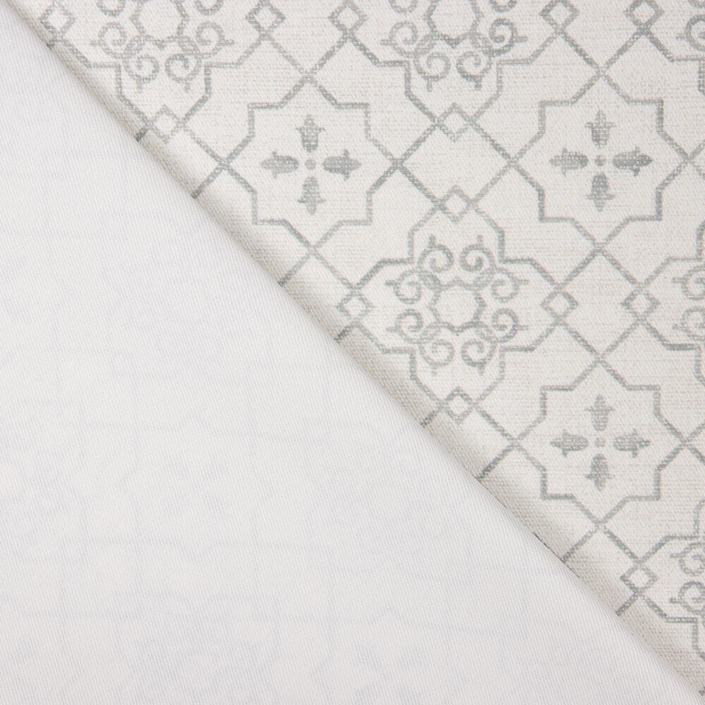 Loneta Antimanchas Geo Gris Claro - Ribes y Casals