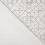 Loneta Antimanchas Geo Gris Claro - Ribes y Casals