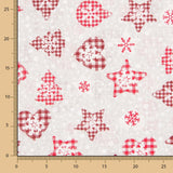 Loneta Navidad Gris Bolas Navidad - Ribes y Casals