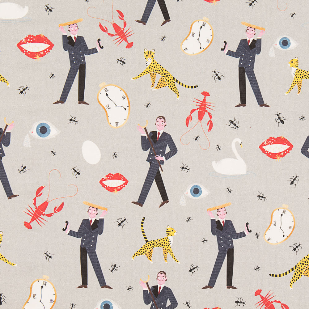 Loneta Dalí Gris Claro - Ribes y Casals