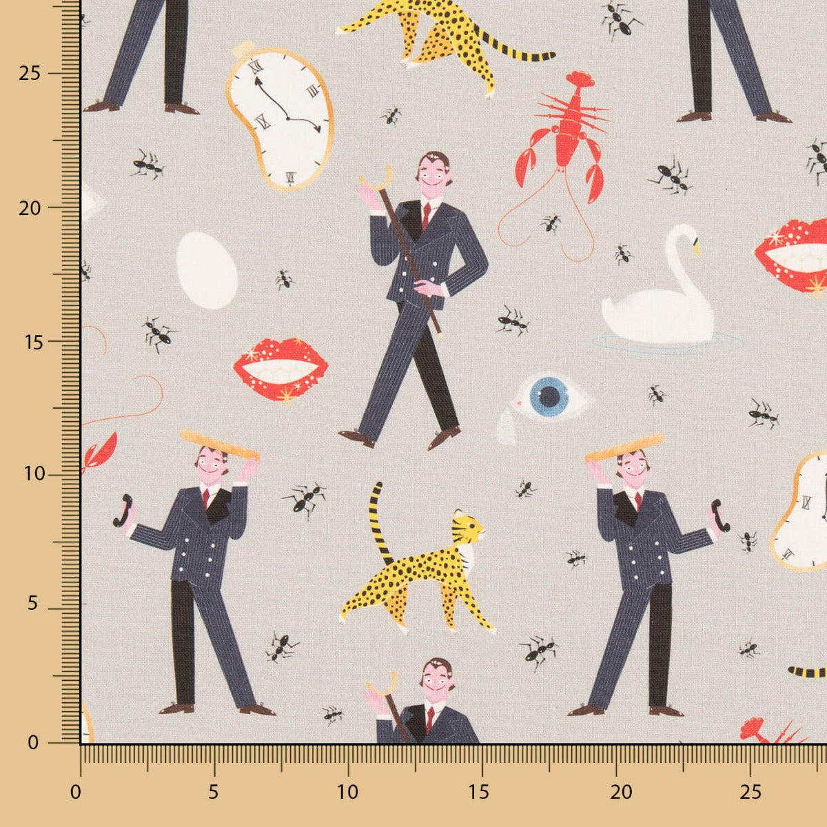 Loneta Dalí Gris Claro - Ribes y Casals