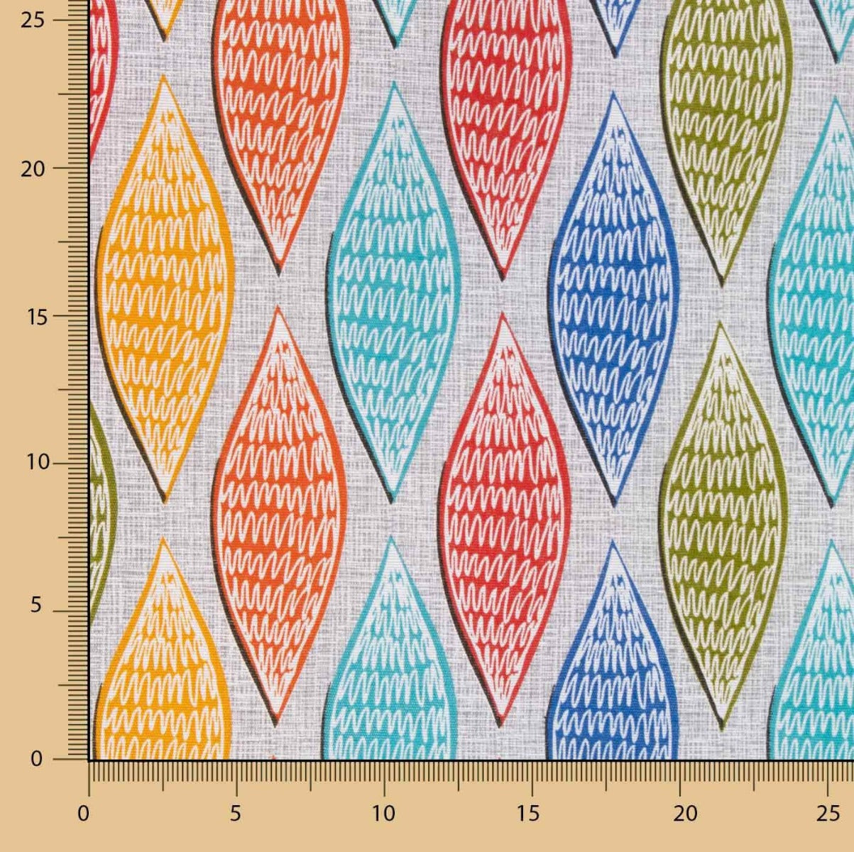 Loneta GeoLeaf Multicolor - Ribes y Casals