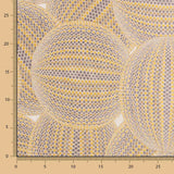 Loneta Jacquard Balls Amarilla - Ribes y Casals