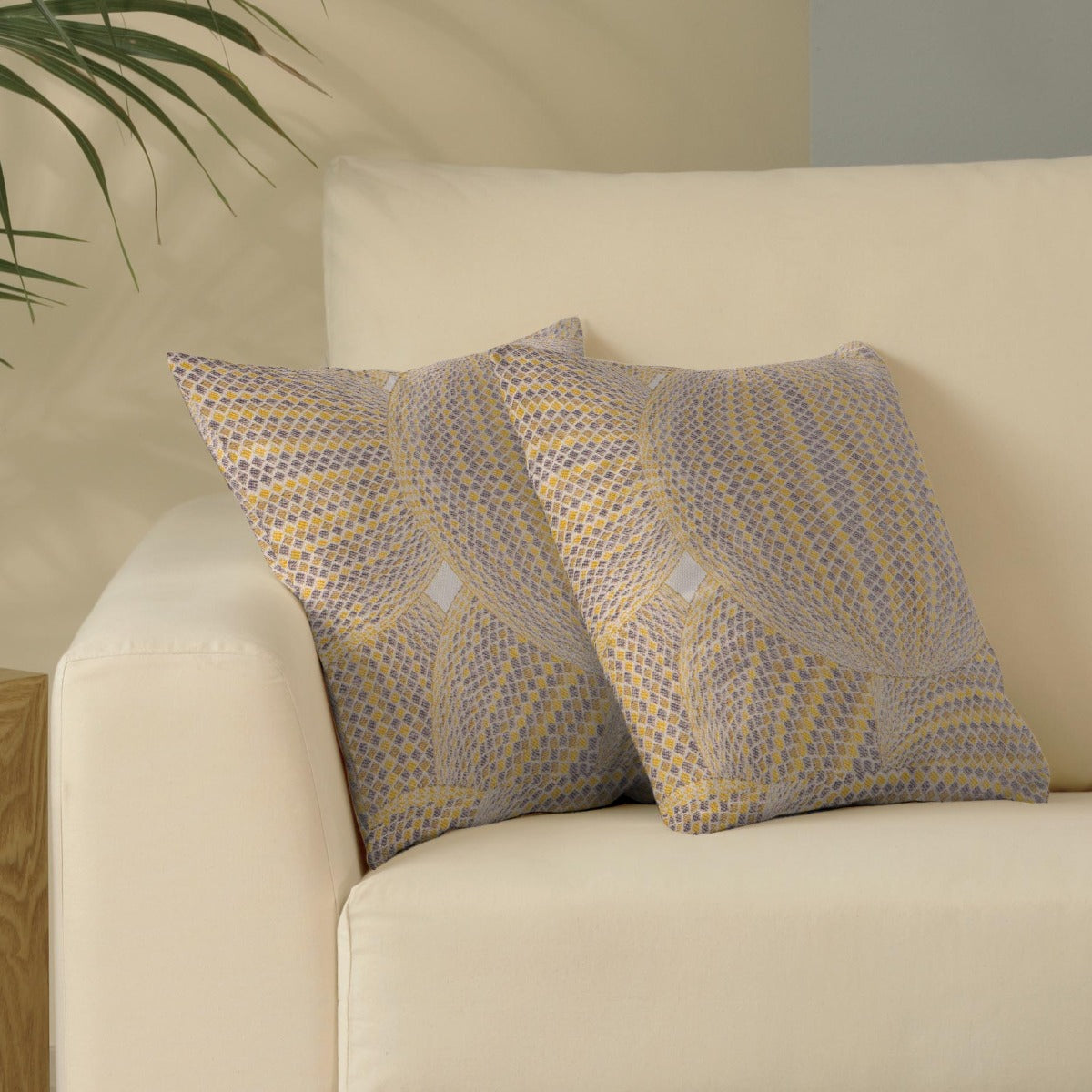 Loneta Jacquard Balls Amarilla - Ribes y Casals