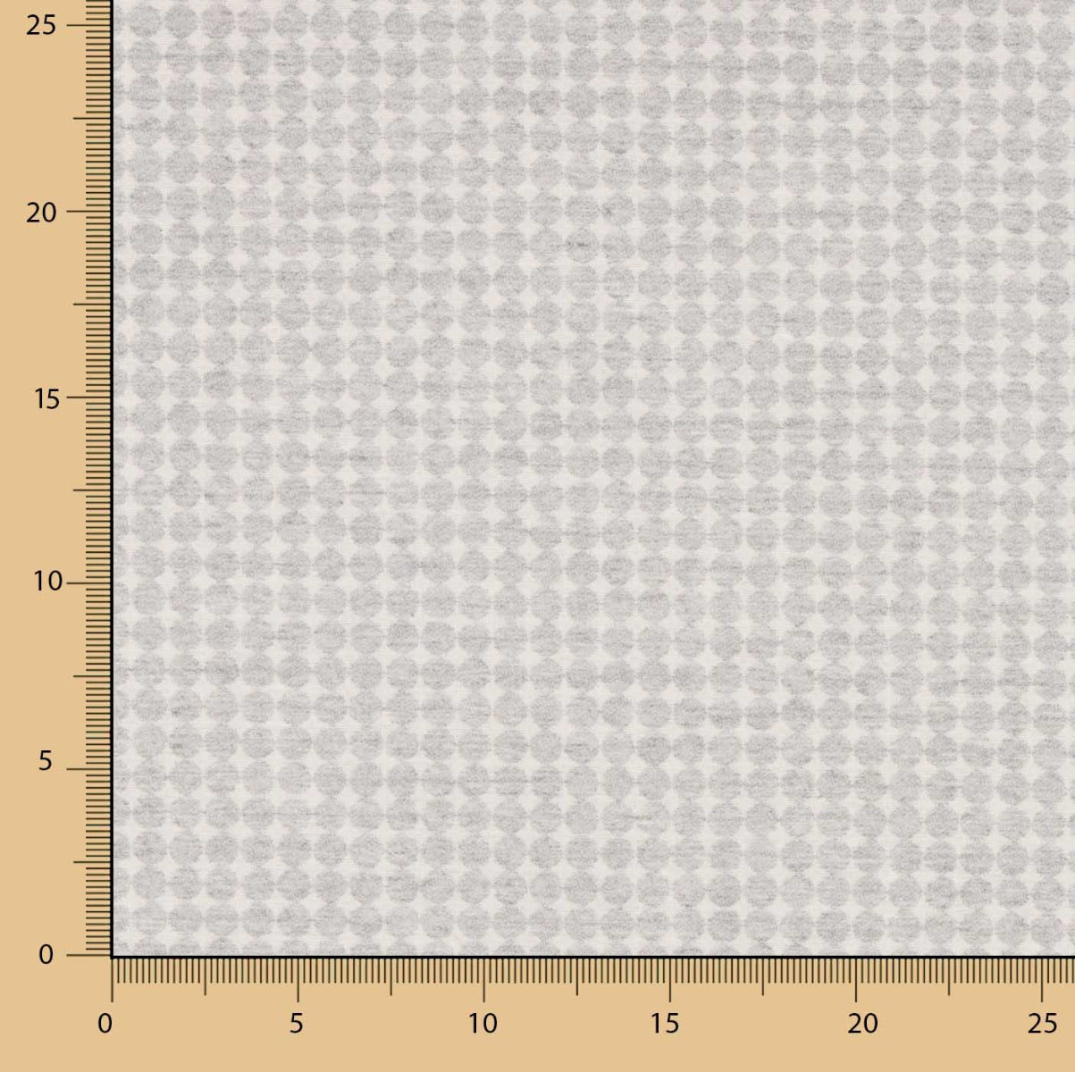 Loneta Jacquard Dots Gris - Ribes y Casals