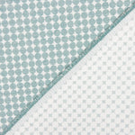 Loneta Jacquard Dots Verde Agua - Ribes y Casals