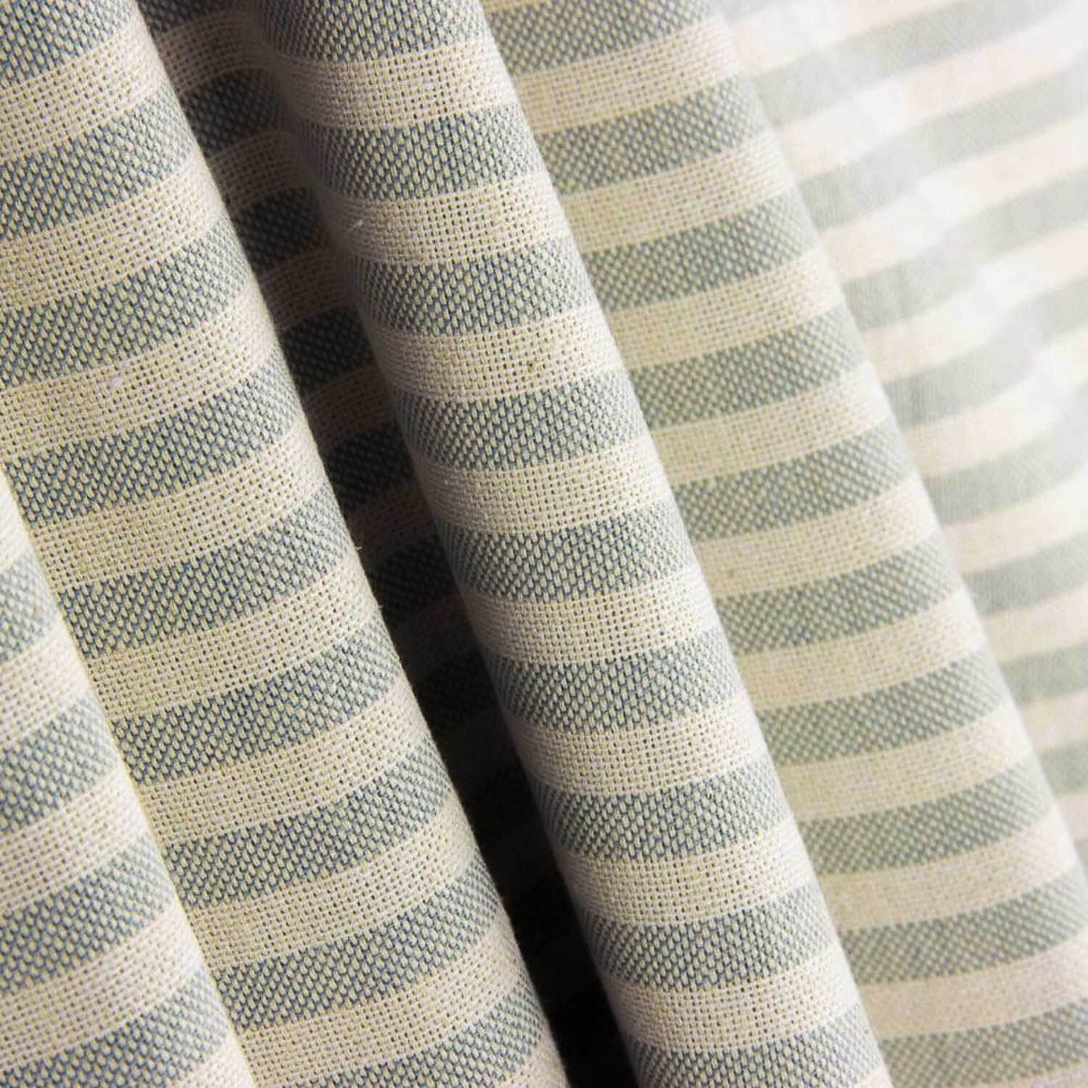 Loneta Culla Rústica Raya Mini Verde Agua - Ribes y Casals