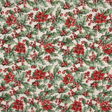 Loneta Navidad Acebo Crudo - Ribes y Casals