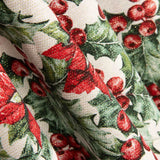 Loneta Navidad Acebo Crudo - Ribes y Casals