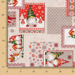 Loneta Navidad Gnomos Nieve - Ribes y Casals