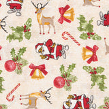 Loneta Navidad Papa Noel Mix - Ribes y Casals