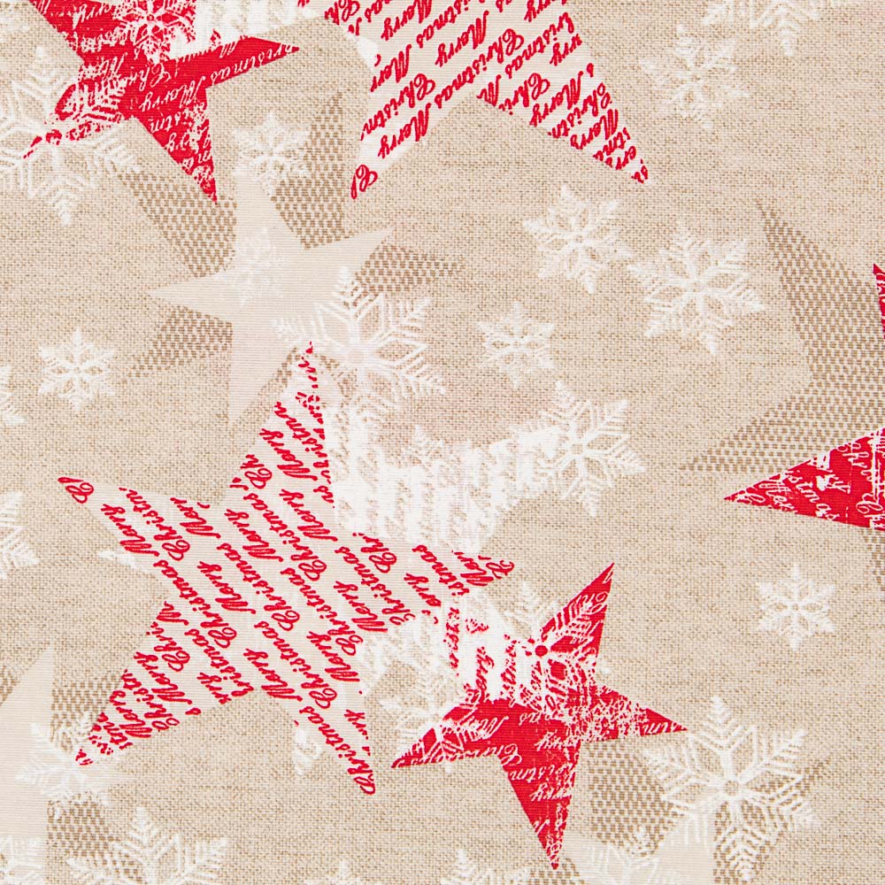 Loneta Navidad Rústica Estrellas - Ribes y Casals