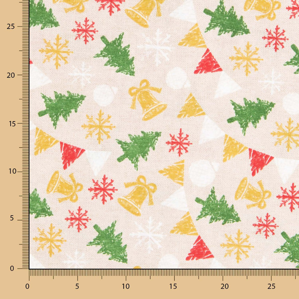 Loneta Navidad Rústica Mix Árboles - Ribes y Casals