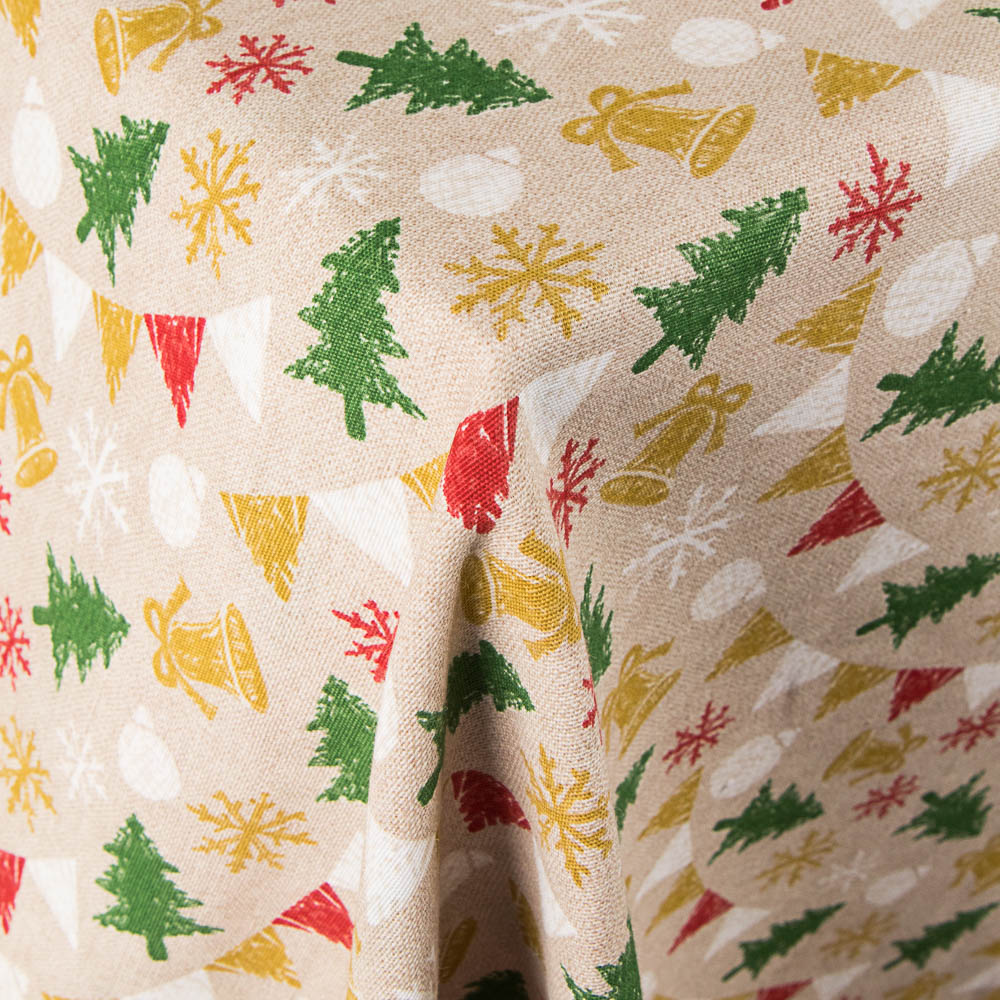 Loneta Navidad Rústica Mix Árboles - Ribes y Casals