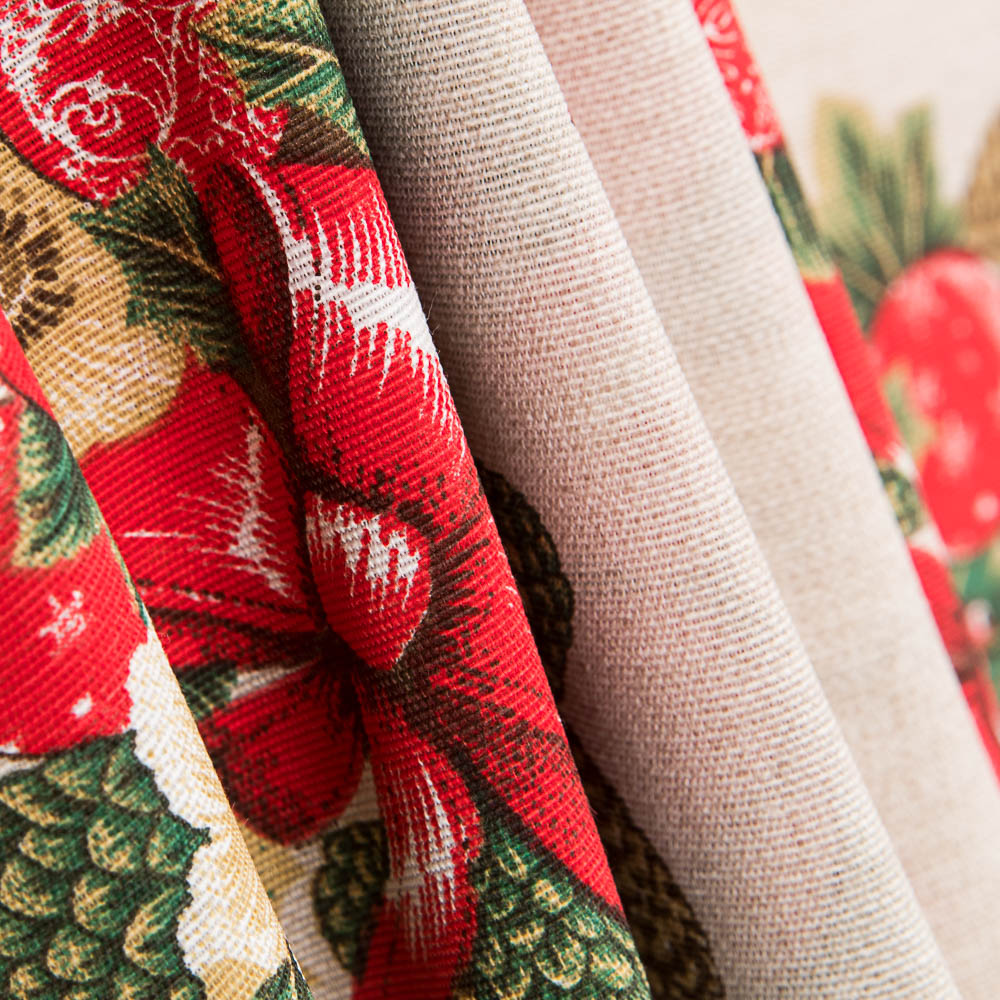 Loneta Navidad Rústica Piñas - Ribes y Casals