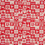 Tela Mantel Navidad Rojo Año Nuevo - Ribes y Casals