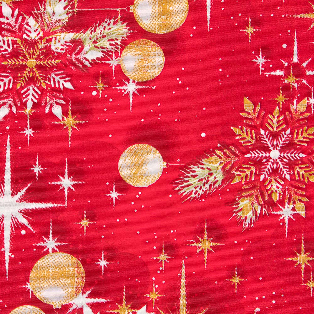 Loneta Navidad Roja Estrellas - Ribes y Casals