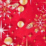 Loneta Navidad Roja Estrellas - Ribes y Casals