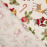 Loneta Navidad Santa Claus Lurex - Ribes y Casals
