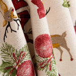 Loneta Navidad Santa Claus Lurex - Ribes y Casals