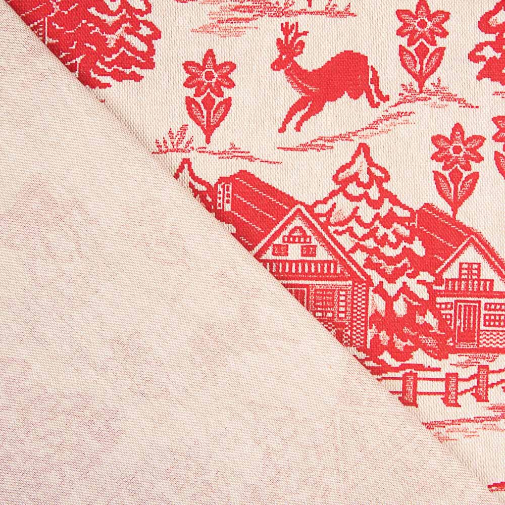 Loneta Navidad Vintage Roja - Ribes y Casals