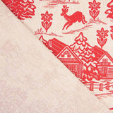 Loneta Navidad Vintage Roja - Ribes y Casals