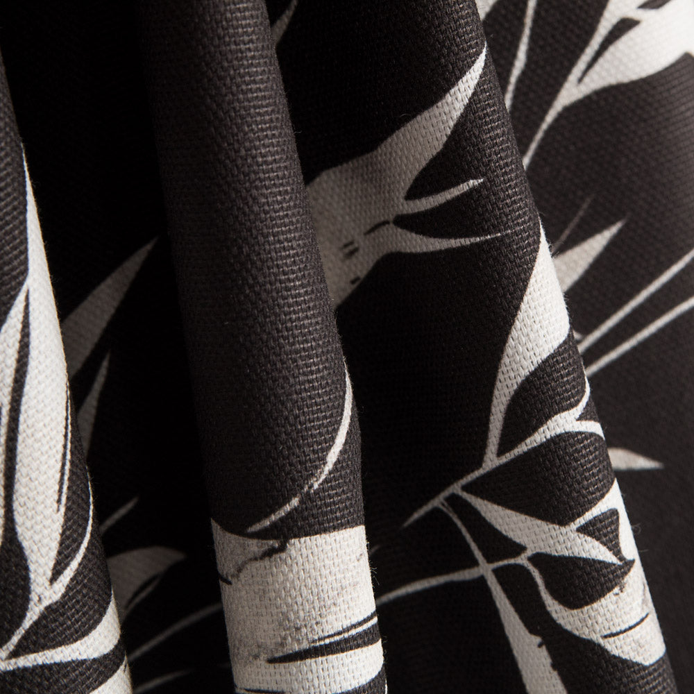 Loneta Plantas Fondo Negro - Ribes y Casals