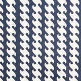 Retal Loneta Olas Azul Marino 100x280 cm - Ribes y Casals