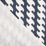 Loneta Olas Azul Marino - Ribes y Casals