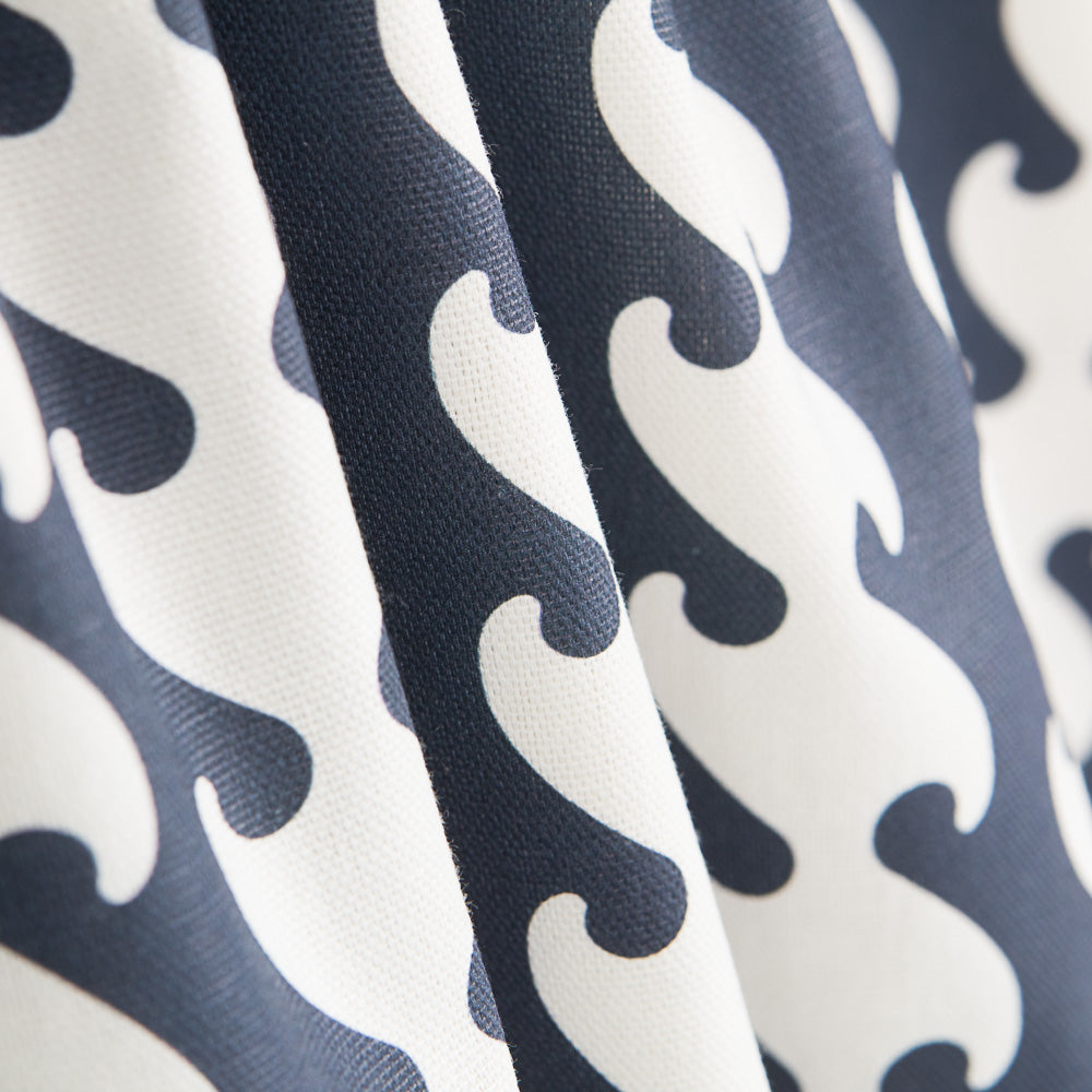 Loneta Olas Azul Marino - Ribes y Casals