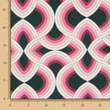 Loneta Ondas Fucsia - Ribes y Casals