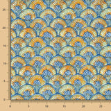 Loneta Algodón Plumas Índigo - Ribes y Casals