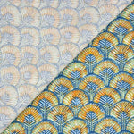 Loneta Algodón Plumas Índigo - Ribes y Casals