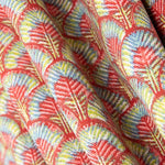 Loneta Algodón Plumas Fresa - Ribes y Casals