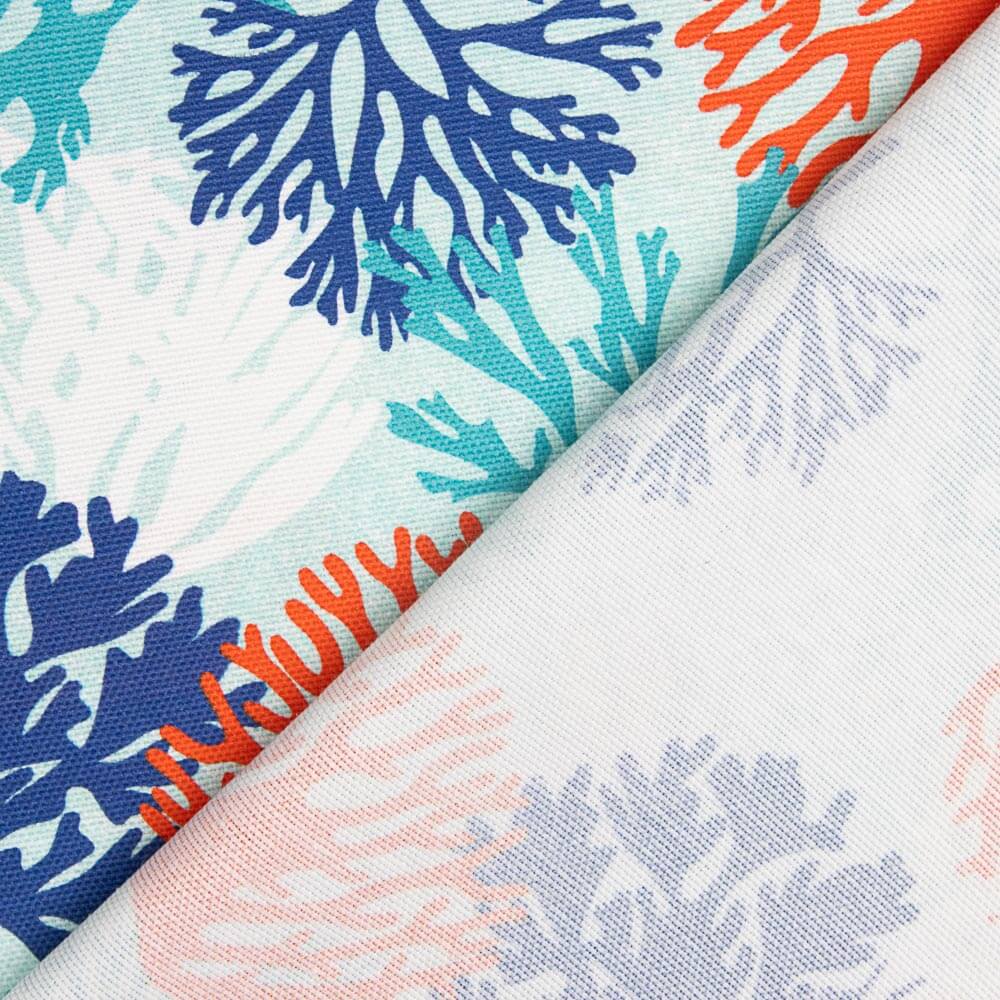 Loneta Panamá Corales Verde Agua - Ribes y Casals