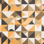 Retal Loneta Panamá Geo Ocre 130x280 cm - Ribes y Casals