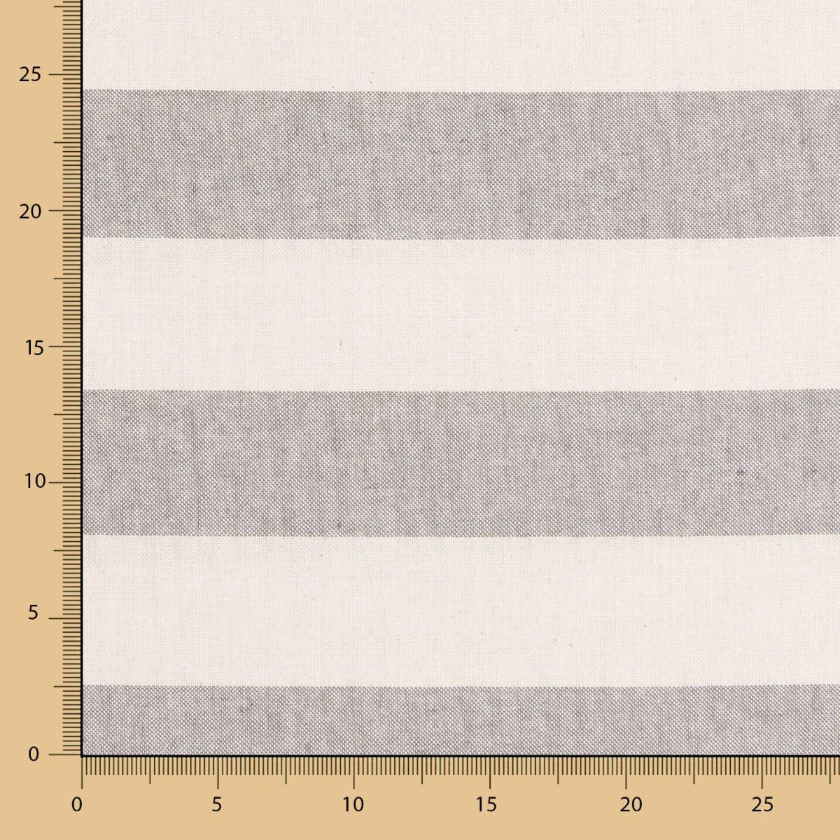 Loneta Rústica Rayas Gris - Ribes y Casals