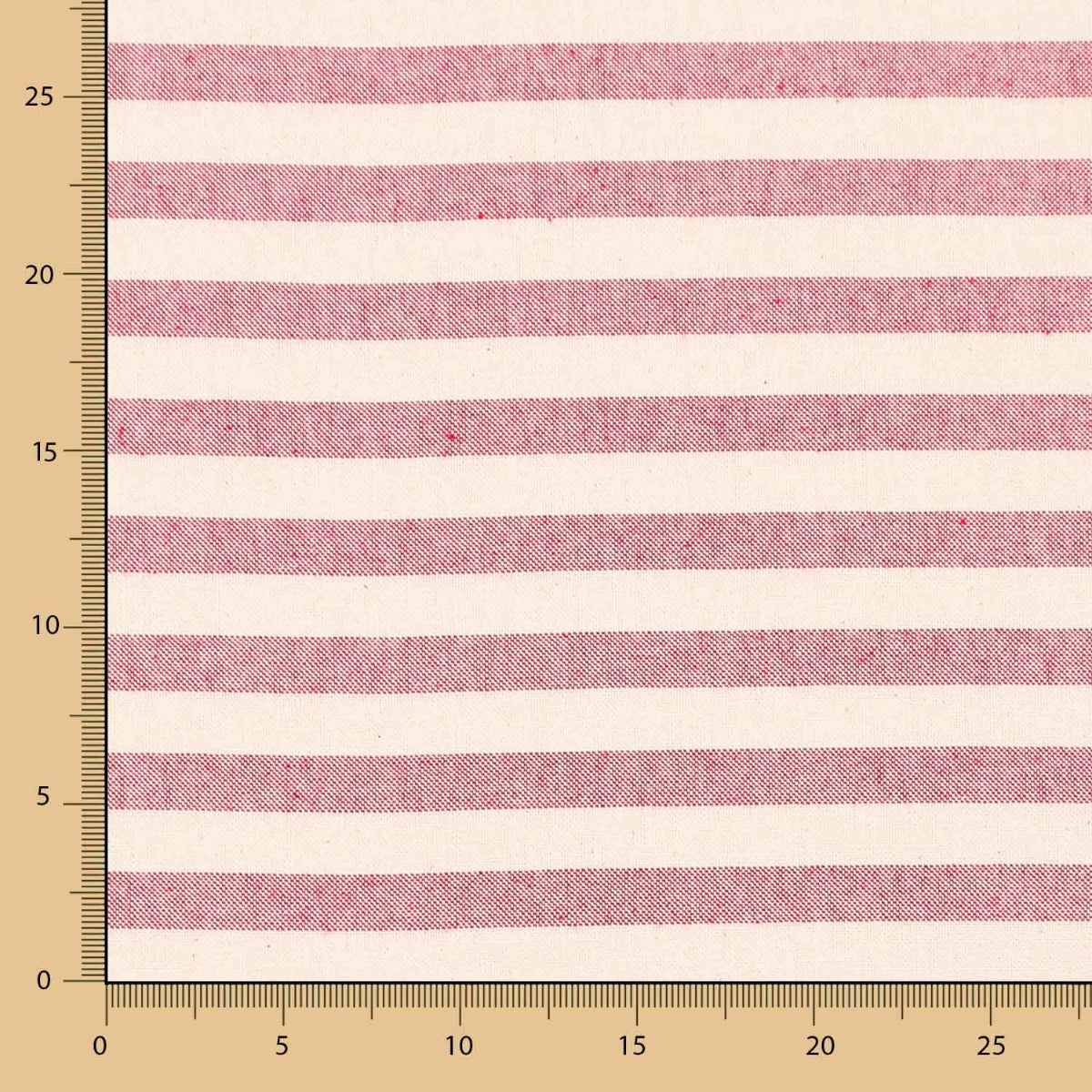 Loneta Raya Rústica Medio Rubí - Ribes y Casals