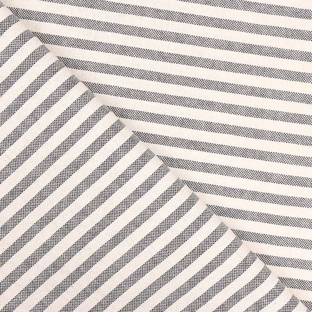 Loneta Raya Rústica Mini Negro - Ribes y Casals