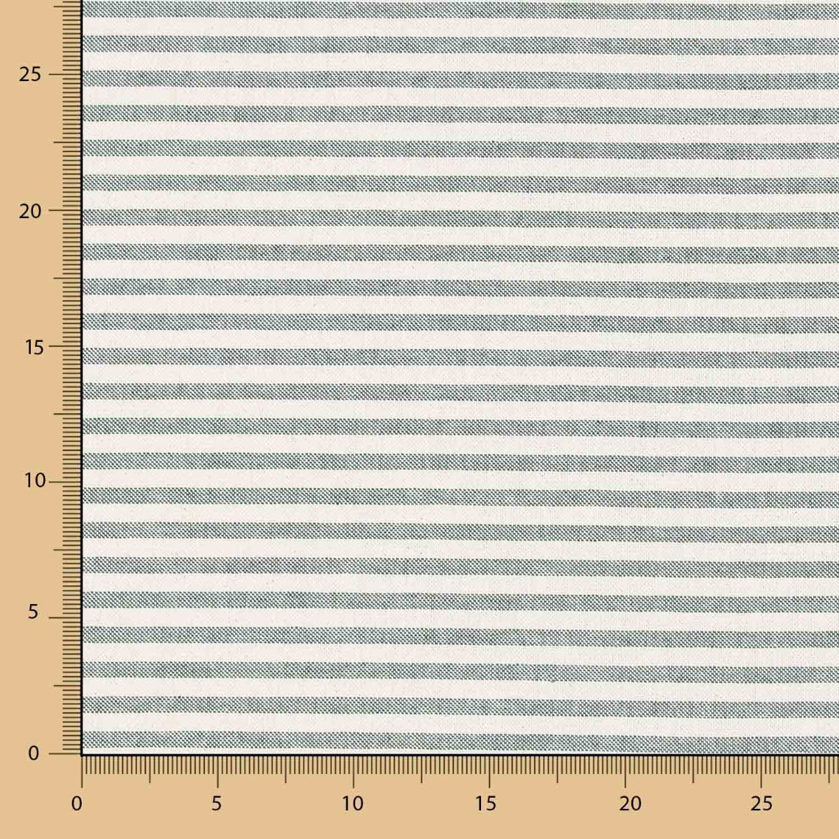 Loneta Raya Rústica Medio Verde Botella - Ribes y Casals