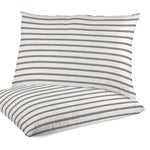 Lona Tapicería Raya Mini Gris - Ribes y Casals