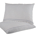 Lona Tapicería Raya Mini Azul - Ribes y Casals