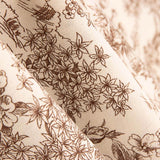 Loneta Toile de Jouy Marrón - Ribes y Casals