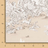 Retal Loneta Toile De Jouy Tostado 130x280 cm - Ribes y Casals