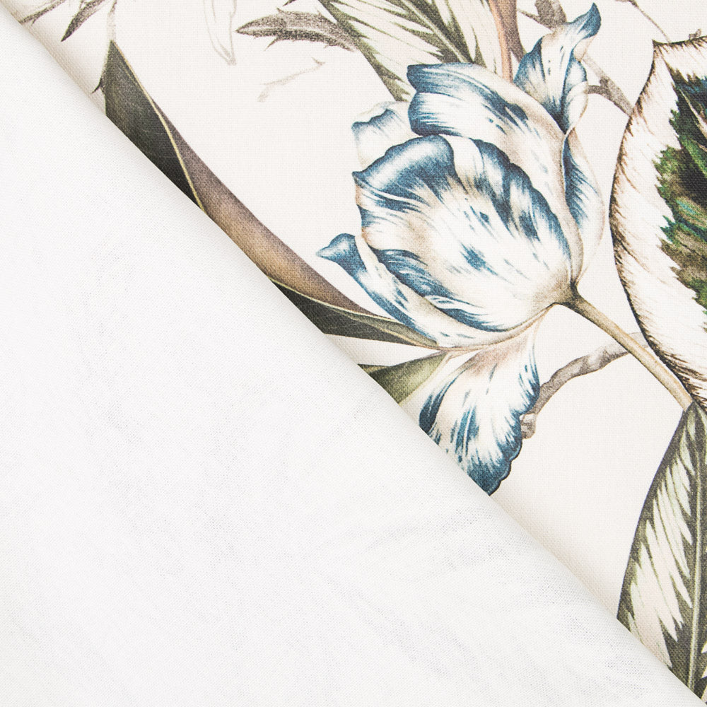 Loneta Tropical Hojas Verde - Ribes y Casals