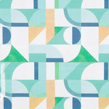 Loneta Mosaico Geo Verde - Ribes y Casals