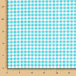 Loneta Vichy Turquesa - Ribes y Casals