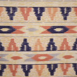 Lonetas Estampadas Bayaderas Beige Azul - Ribes y Casals